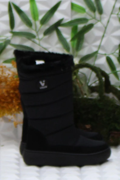 Vicco 943.F24K.481 Siyah Melodic Pig Kids Snow Kız Çocuk Çizmesi - Resim 2