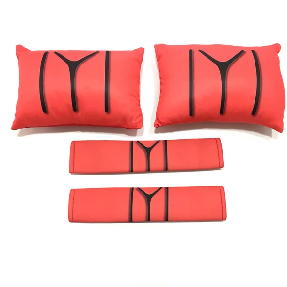 KAYI Boyu Kırmızı Boyun Yastık Seti