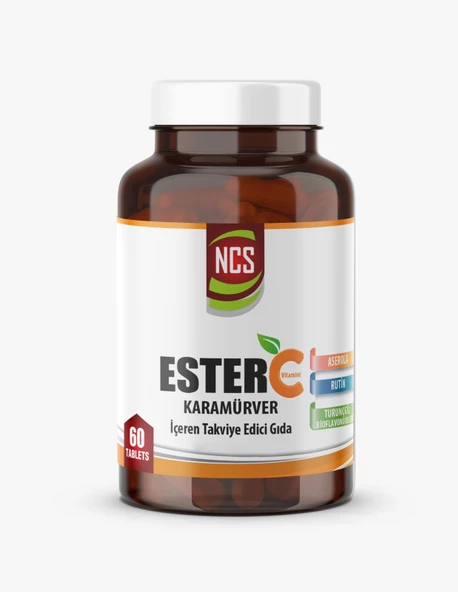 Ncs Ester C Vitamini 1000 Mg Kara Mürver 60 Tablet Vitamin C