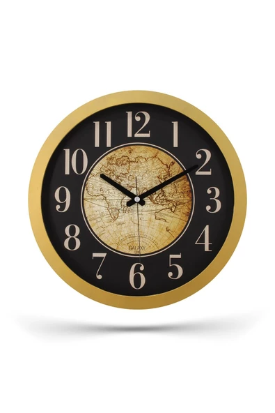 GOLD DUVAR SAATİ 35 CM - 2