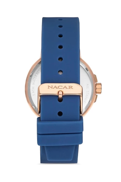 NACAR MAVİ SİLİKON ERKEK KOL SAATİ NC34-290403-RLS3 - Resim 3