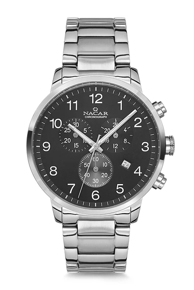 NACAR Çelik Metal Erkek Kol Saati NC34-290243-ABGM
