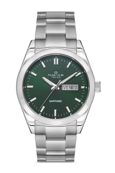 NACAR Safir Cam Metal Erkek Kol Saati NC31-299227-ANM ürün görseli 1