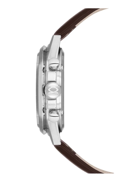 NACAR MECHAQUARTZ SAFİR CAMLI DERİ ERKEK KOL SAATİ NC38-299021-ASL2 - Resim 3