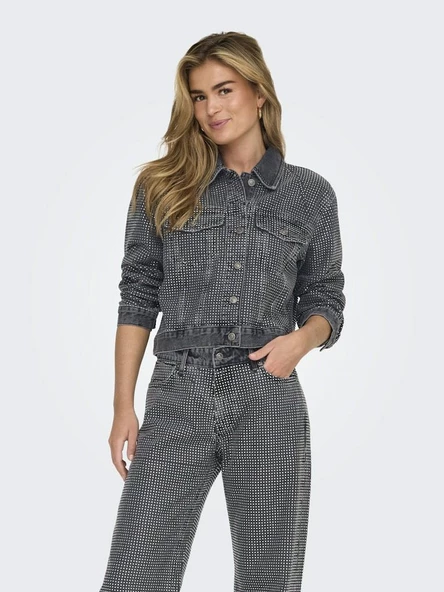 Only Hudson Deco Kadın Jean Ceket 15332586 - 4