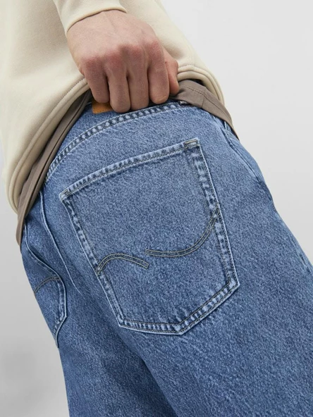 Jack Jones Alex Orıgınal Bol Kesim Erkek Jean Pantolon 12236078 - Resim 4