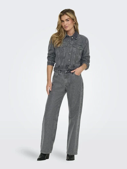 Only Hudson Deco Kadın Jean Ceket 15332586 - 3