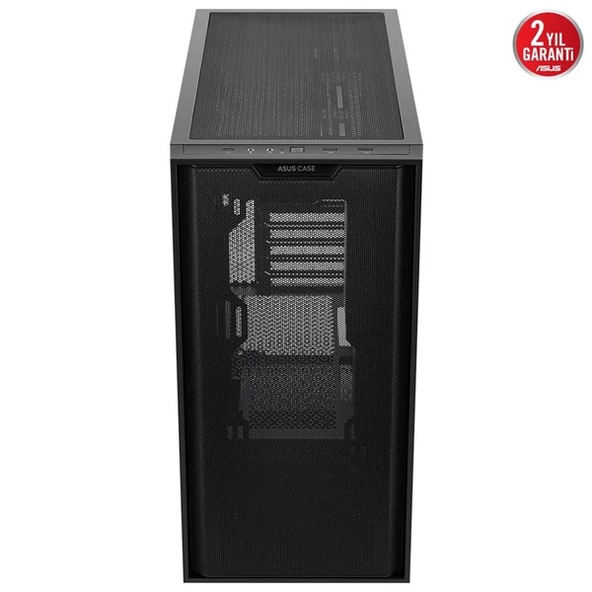 ASUS A21 PLUS GAMING 4-RGB FANLI MID-TOWER PC KASASI SİYAH - Resim 2