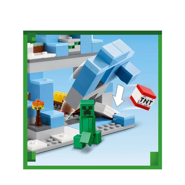 21243 Lego Minecraft Donmuş Tepeler 304 parça +8 yaş - 3