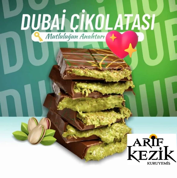 200 GR.ORJİNAL DUBAİ ÇİKOLATASI ANTEPLİ