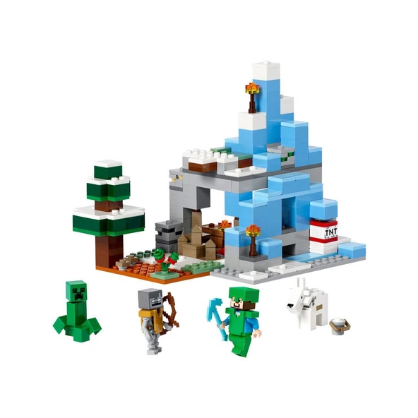 21243 Lego Minecraft Donmuş Tepeler 304 parça +8 yaş - 6