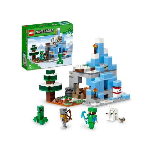 21243 Lego Minecraft Donmuş Tepeler 304 parça +8 yaş - 5