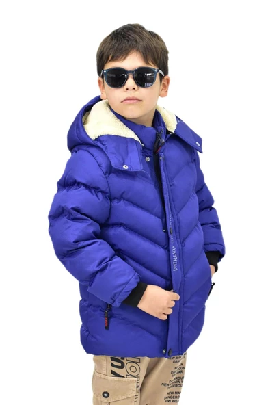 Erkek Çocuk Kapüşonlu Mont BS-0411 - 4