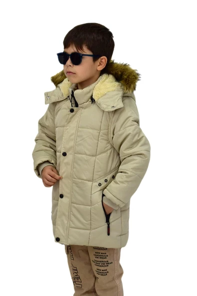 Erkek Çocuk Kapüşonlu Mont BS-2014 - 11