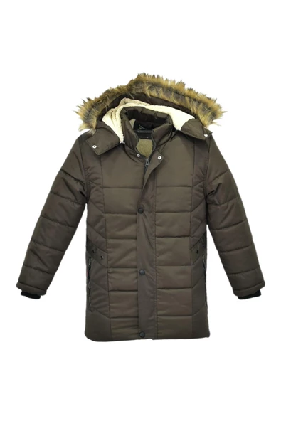 Erkek Çocuk Kapüşonlu Mont BS-2014 - 5