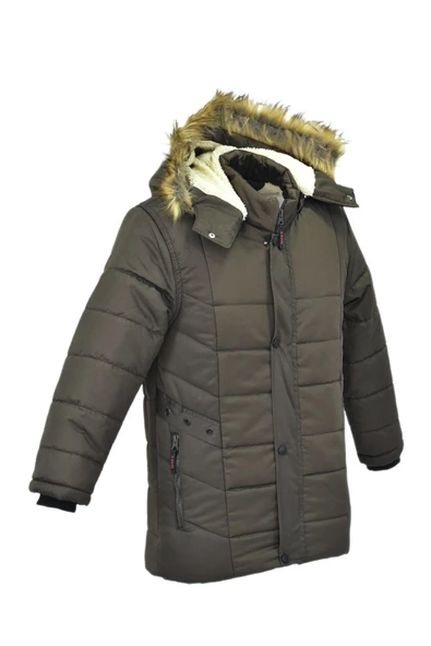 Erkek Çocuk Kapüşonlu Mont BS-2014 - 7