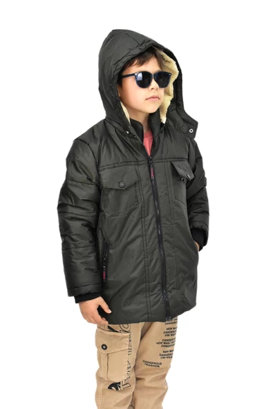 Erkek Çocuk Kapüşonlu Mont BS-1042 - 6