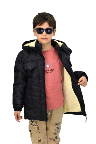 Erkek Çocuk Kapüşonlu Mont BS-1042 - 5