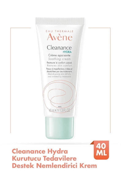 Avene Cleanance Hydra Yıpranmış ve Kurumuş Ciltler için Nemlendirici Krem 40 ml