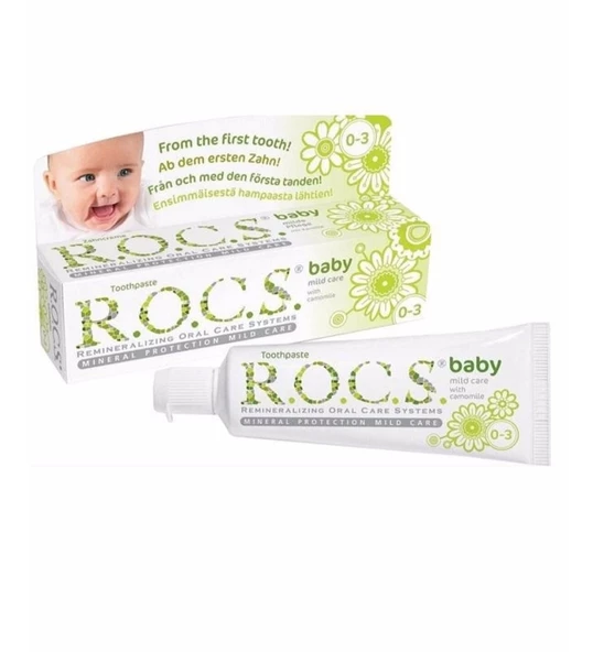 R.O.C.S.Baby Diş Macunu 0-3 Yaş 35 ml Papatya