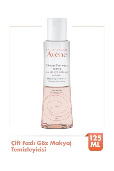 Avene Intense Eye Make-Up Remover Çift Fazlı Göz Makyaj Temizleyicisi 125 ml