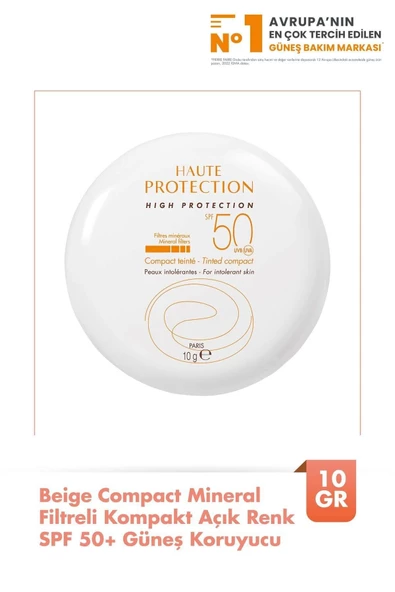 Avene Compact Sable Mineral Filtreli Kompakt Renkli SPF 50+ Güneş Koruyucu 10 gr