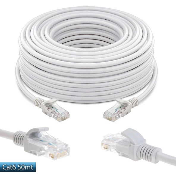 Cat6 Patch Network Ethernet Kablo 50 Metre