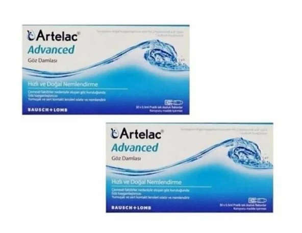Artelac Advanced Göz Damlası 30 Flakon 0,5 ml 2 Adet