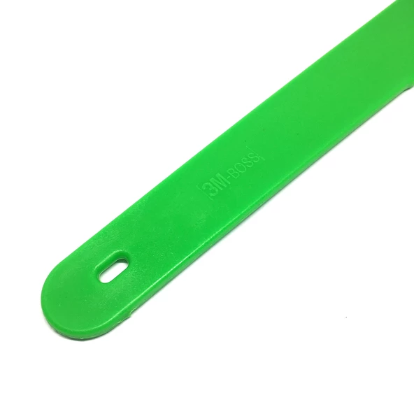 Uzun Saplı Eğik Ragle Arka Cam Filmi Çekme Aparatı Yeşil 33x13cm ONF103 - 4