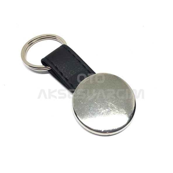 Türk Bayrağı Silikon Luxury Metal Oto Anahtarlık Siyah - 2