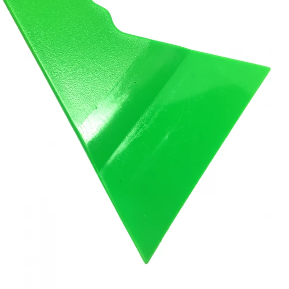 Uzun Saplı Eğik Ragle Arka Cam Filmi Çekme Aparatı Yeşil 33x13cm ONF103 - 3