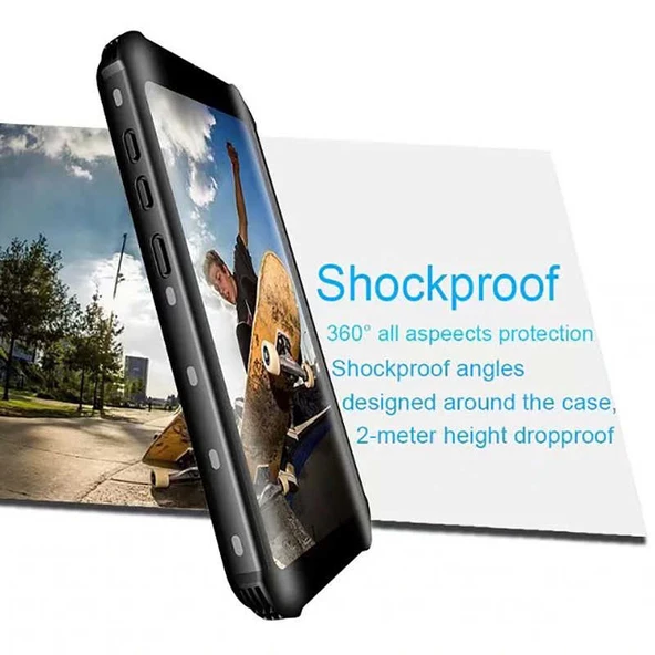 Samsung Galaxy S8 - Kılıf 360 Full Koruma Su Altı Çekimleri Ve Kuryeler İçin Kılıf - Resim 7