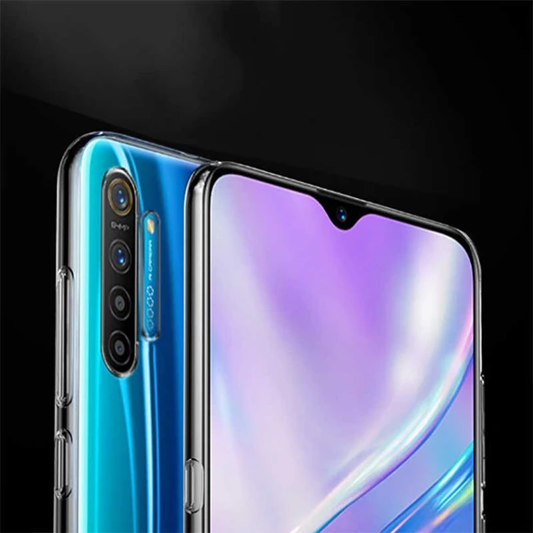 Realme XT - Kılıf Şeffaf Soft Slim Fitt Süper Silikon Kapak - Resim 2