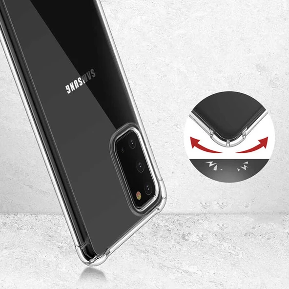 Samsung Galaxy A31 - Kılıf Kenar Köşe Korumalı Nitro Anti Shock Silikon - Resim 2