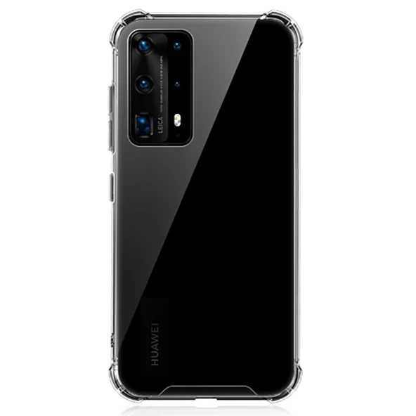 Huawei P40 Pro - Kılıf Kenar Köşe Korumalı Nitro Anti Shock Silikon