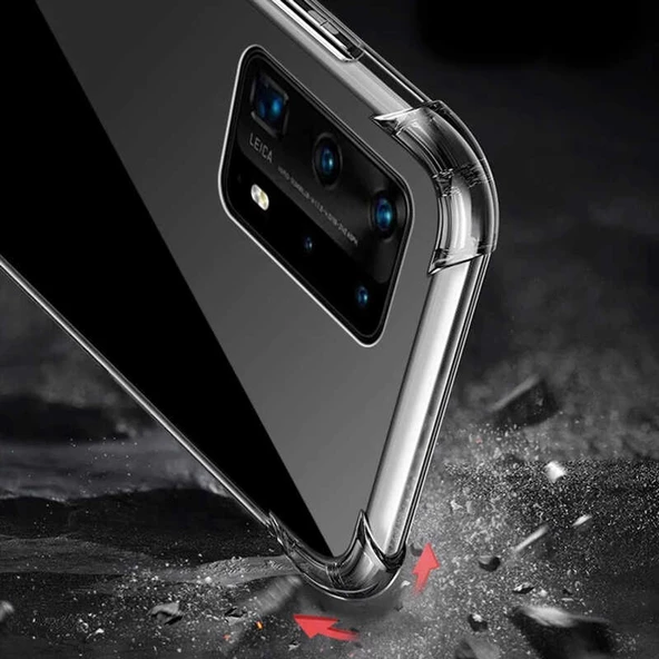 Huawei P40 Pro - Kılıf Kenar Köşe Korumalı Nitro Anti Shock Silikon - 6