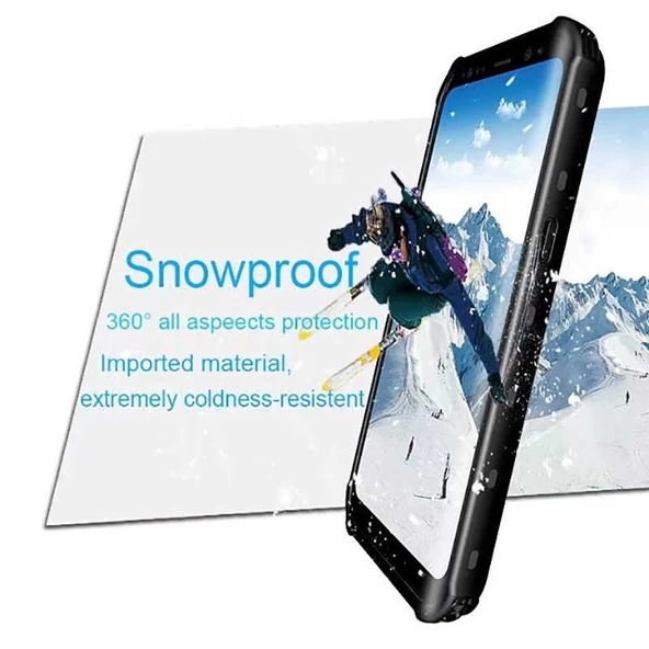 Samsung Galaxy S8 - Kılıf 360 Full Koruma Su Altı Çekimleri Ve Kuryeler İçin Kılıf - Resim 4