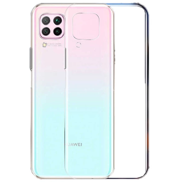 Huawei P40 Lite - Kılıf Şeffaf Soft Slim Fitt Süper Silikon Kapak