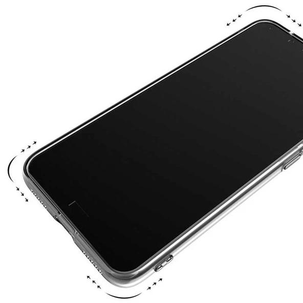 Samsung Galaxy A21 - Kılıf Şeffaf Soft Slim Fitt Süper Silikon Kapak - 5