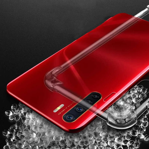 Oppo Reno 3 - Kılıf Kenar Köşe Korumalı Nitro Anti Shock Silikon - Resim 5