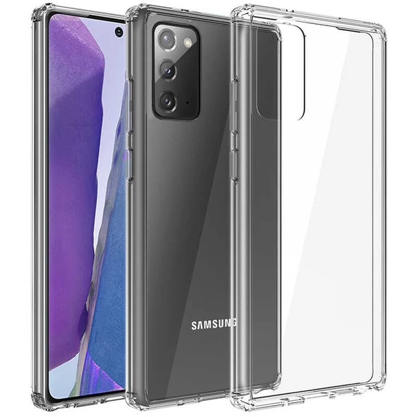 Samsung Galaxy Note 20 - Kılıf Kenar Köşe Korumalı Nitro Anti Shock Silikon ürün görseli