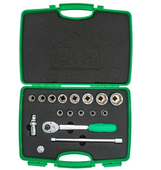 Elta 1/2'' Altı Köşe Lokma Anahtar Takımı 17 Parça - 2