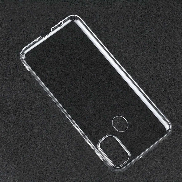 Samsung Galaxy M21 - Kılıf Şeffaf Soft Slim Fitt Süper Silikon Kapak - Resim 4