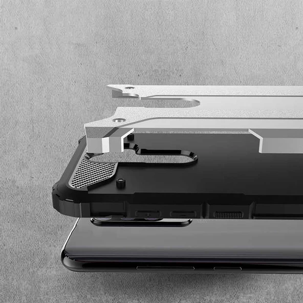 Xiaomi Redmi Note 8 Pro - Kılıf Çift Katman Zırh Tank Crash Military Kapak - 2