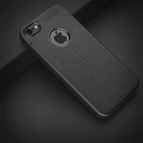 Apple iPhone 5 - Kılıf Auto Focus Karbon Niss Silikon Kapak - 4