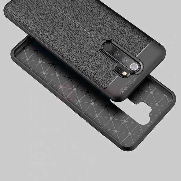 Xiaomi Redmi Note 8 Pro - Kılıf Auto Focus Karbon Niss Silikon Kapak - Resim 6