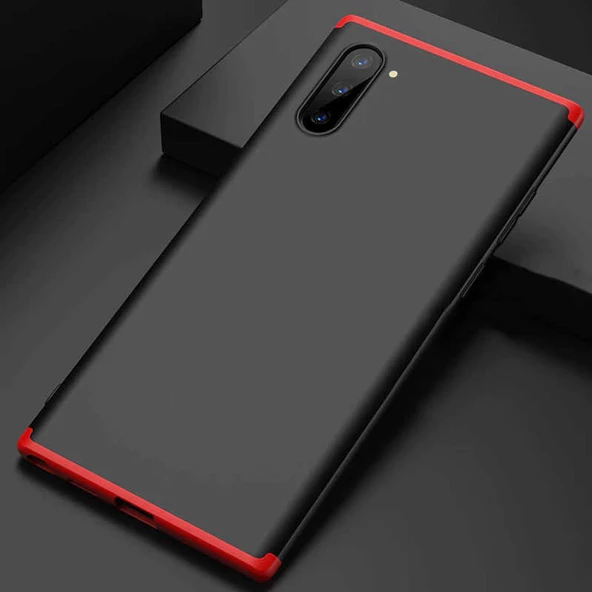 Samsung Galaxy Note 10 - Kılıf Parmak izi Yapmayan 3 Parça Ays Kapak - 3