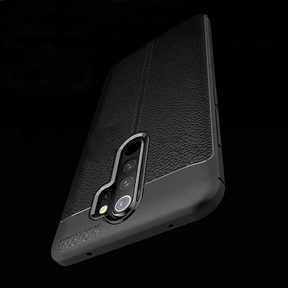 Xiaomi Redmi Note 8 Pro - Kılıf Auto Focus Karbon Niss Silikon Kapak - Resim 7