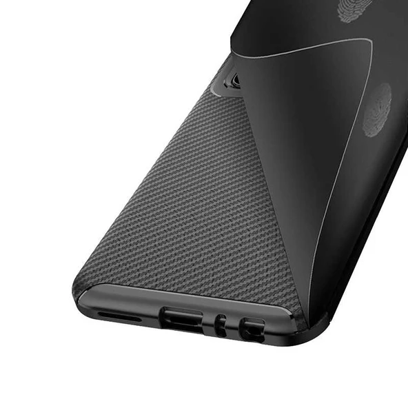 Xiaomi Redmi Note 8 - Kılıf Auto Focus Karbon Negro Silikon Kapak - 4