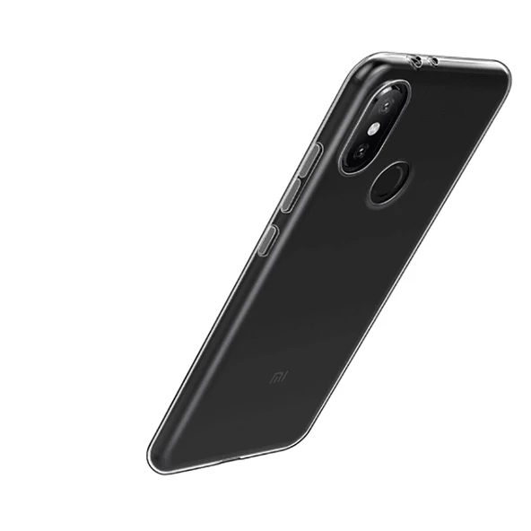 Xiaomi Redmi Note 6 Pro - Kılıf Şeffaf Soft Slim Fitt Süper Silikon Kapak - Resim 2